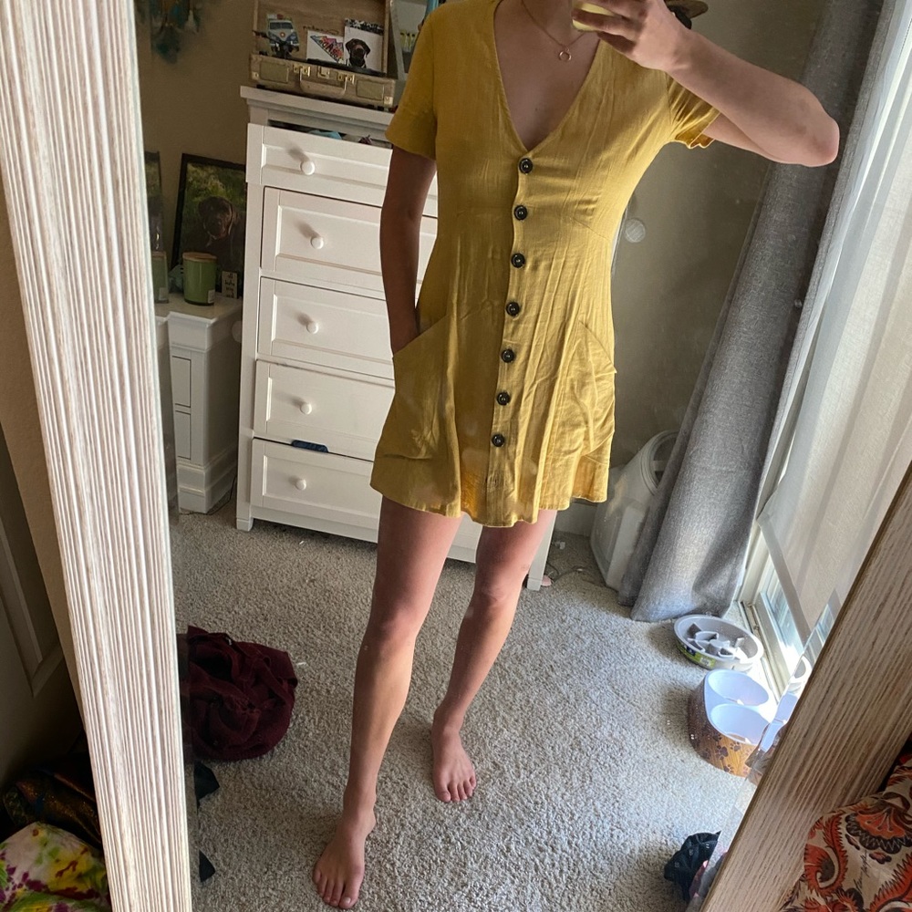 Yellow dress
